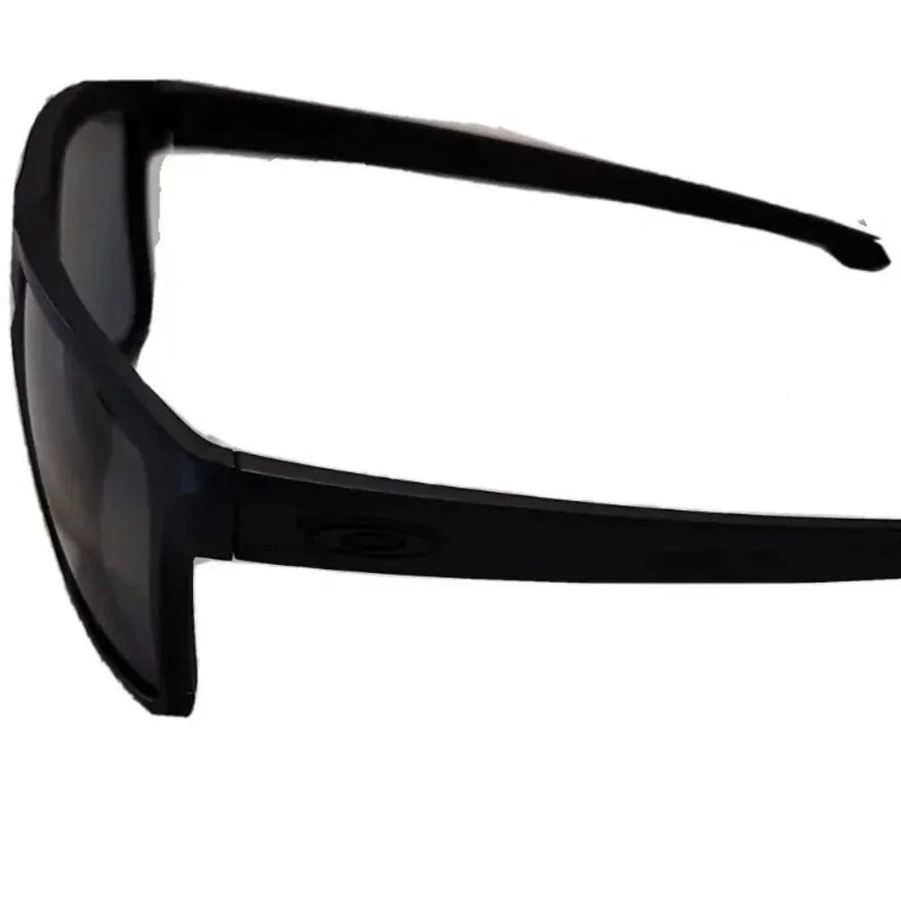 Oakley OO9341-01 Sliver XL Polarized Sunglasses Matte Black / Grey Lens 57mm